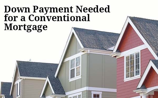 Conventional mortgage down payment